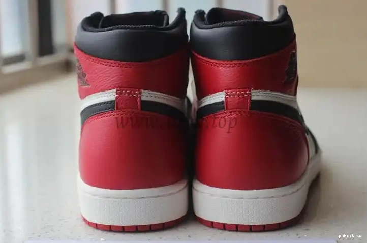 GOD IN THE ONLY PK AIR BEST BRED THE RETAIL LEATHER TOE JORDAN 1 MARKET VERSION CORRECT 0503